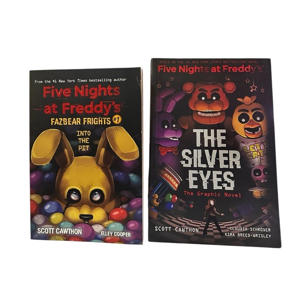 Scholastic Other - Five Nights at Freddy’s Book Bundle Fazbear Frights #1 + Silver Eyes Graphic